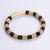 Cute & Edgy Men Irregular Rhombus Titanium Steel Electroplating Bracelets