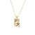 Geometric Stainless Steel 18K Gold Plated Necklaces