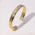 Luxurious Irregular Stainless Steel Electroplating Bangles