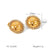 IG Style Bowknot Droplet Geometric Stainless Steel Electroplating Earrings