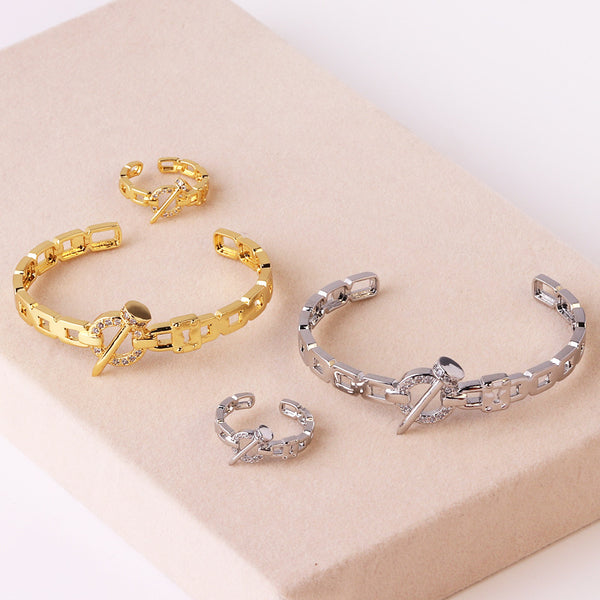 Circle Gold Plating Electroplating Bangles