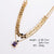 Retro Vintage Chain Square Stainless Steel Electroplating Necklaces