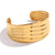 Fashion Circle Stainless Steel 18K Gold Plated Bangles