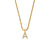 Fashion Letter Geometric Stainless Steel 18K Gold Plated Necklaces