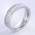 Korean Tennis / Diamond Line Circle Stainless Steel Electroplating Rings