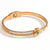 Fashion Circle Stainless Steel 18K Gold Plated Bangles