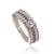 Moderate Luxury Women Droplet Geometric Zircon Zircon Inlay Rings