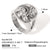 IG Style Irregular Stainless Steel Electroplating Rings