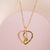 Fashion Women Heart Copper Electroplating Necklaces