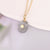 Droplet Natural Stone Electroplating Pendants