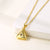 Women Minimalist Geometric Metal Stainless Steel Electroplating Necklaces