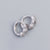 925 Sterling Silver Korean Heart Heart Silver Electroplating Stud Earrings