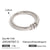 Round Geometric Stainless Steel Electroplating Rings