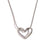 Fashion Heart Geometric Stainless Steel 18K Gold Plated Necklaces