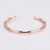 Women Minimalist Ellipse Stainless Steel Electroplating Bracelets