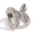 Fashion Creative Circle Geometric Stainless Steel Electroplating Rings