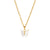 Fashion Butterfly Geometric Stainless Steel 18K Gold Plated Necklaces