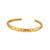 Fashion Circle Stainless Steel 18K Gold Plated Bangles