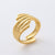 Retro Unisex Vintage Geometric Retro Vintage Geometric Stainless Steel Electroplating Rings