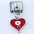 Oil Dripping Love Pendant Italian Module