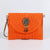 Orange Green Beige Straw Geometric Square Evening Bags