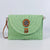 Orange Green Beige Straw Geometric Square Evening Bags