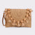 Orange Green Beige Straw Geometric Square Evening Bags