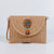 Orange Green Beige Straw Geometric Square Evening Bags