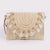 Orange Green Beige Straw Geometric Square Evening Bags