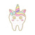 Organ Cool Tooth Shape Metal Fun Badge Sweater Scarf Exquisite Decorative Pin Cartoon Corsage Accessories