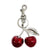 Original Design Cute Cherry Alloy Resin Keychain