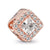 Original Design Geometric Metal Plating Inlay Rhinestones Jewelry Accessories