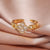 Original Design Luxurious Novelty Copper Gold Plated Gold Plated Copper Gold Plated Rings In Bulk