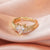 Original Design Luxurious Novelty Copper Gold Plated Gold Plated Copper Gold Plated Rings In Bulk