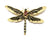 Original Design Pin Dragonfly Alloy Plating Inlay Artificial Gemstones Women's Brooches