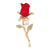 Original Design Pin Flower Mixed Materials Inlay Artificial Diamond Pearl Women'S Brooches