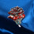 Original Design Pin Flower Mixed Materials Inlay Artificial Diamond Pearl Women'S Brooches