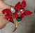 Original Design Pin Flower Mixed Materials Inlay Artificial Diamond Pearl Women'S Brooches