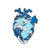 Original Design Pin Ocean Heart Shape Alloy Enamel Unisex Brooches