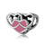 Original Design Simple Style Coke Heart Shape Crown Sterling Silver Inlay Zircon Jewelry Accessories