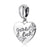 Original Design Simple Style Coke Heart Shape Crown Sterling Silver Inlay Zircon Jewelry Accessories