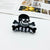 Original Design Skull Arylic Carving Hair Clip Hair Claws