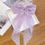 Oversized Bow Headdress Ribbon Hairpin Spring Clip Hairpin Hair Band Female Fashion Ponytail Head Accessories Manufacturer