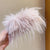 Oversized Feather Large Intestine Hair Band Female Hair Tie Furry Hair Rope Plush Autumn And Winter High Sense Headdress Ponytail Hair Rope