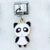 Panda Love Clover Palm Alloy Pendant Italian Module