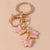 Pastoral Butterfly Zinc Alloy Keychain