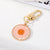 Pastoral Flower Alloy Epoxy Women's Keychain 1 Piece