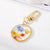 Pastoral Flower Alloy Epoxy Women's Keychain 1 Piece