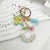 Pastoral Flower Butterfly Crystal Women's Bag Pendant Keychain