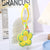 Pastoral Fruit Flower Cloth Bag Pendant Keychain